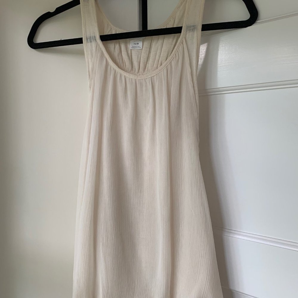 Cream color tank top